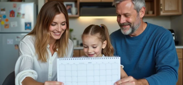 Comment organiser la garde alternée grâce au calendrier semaine paire et impaire